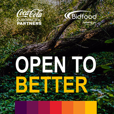 CocaCola  Open to Better !  Bidfood Belgium